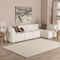 Baxton Studio Maya Modern White Boucle Fabric 5-Piece Modular Sectional Sofa 228-12968-12967-12967-ZORO - alternate 6